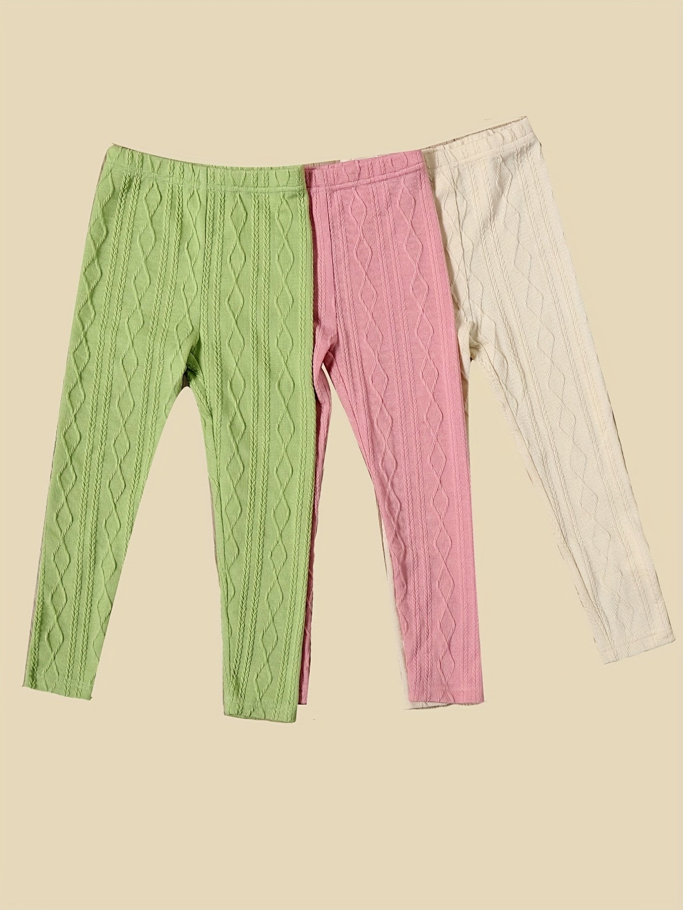 Girls' Knit Legging Pants Footless Tight Fit Pantyhose
