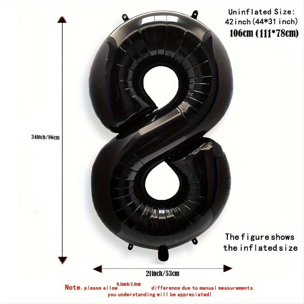 6Cm Number Balloon Foil Helium Jumbo 9th Birthday Decorations