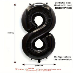 6Cm Number Balloon Foil Helium Jumbo 9th Birthday Decorations