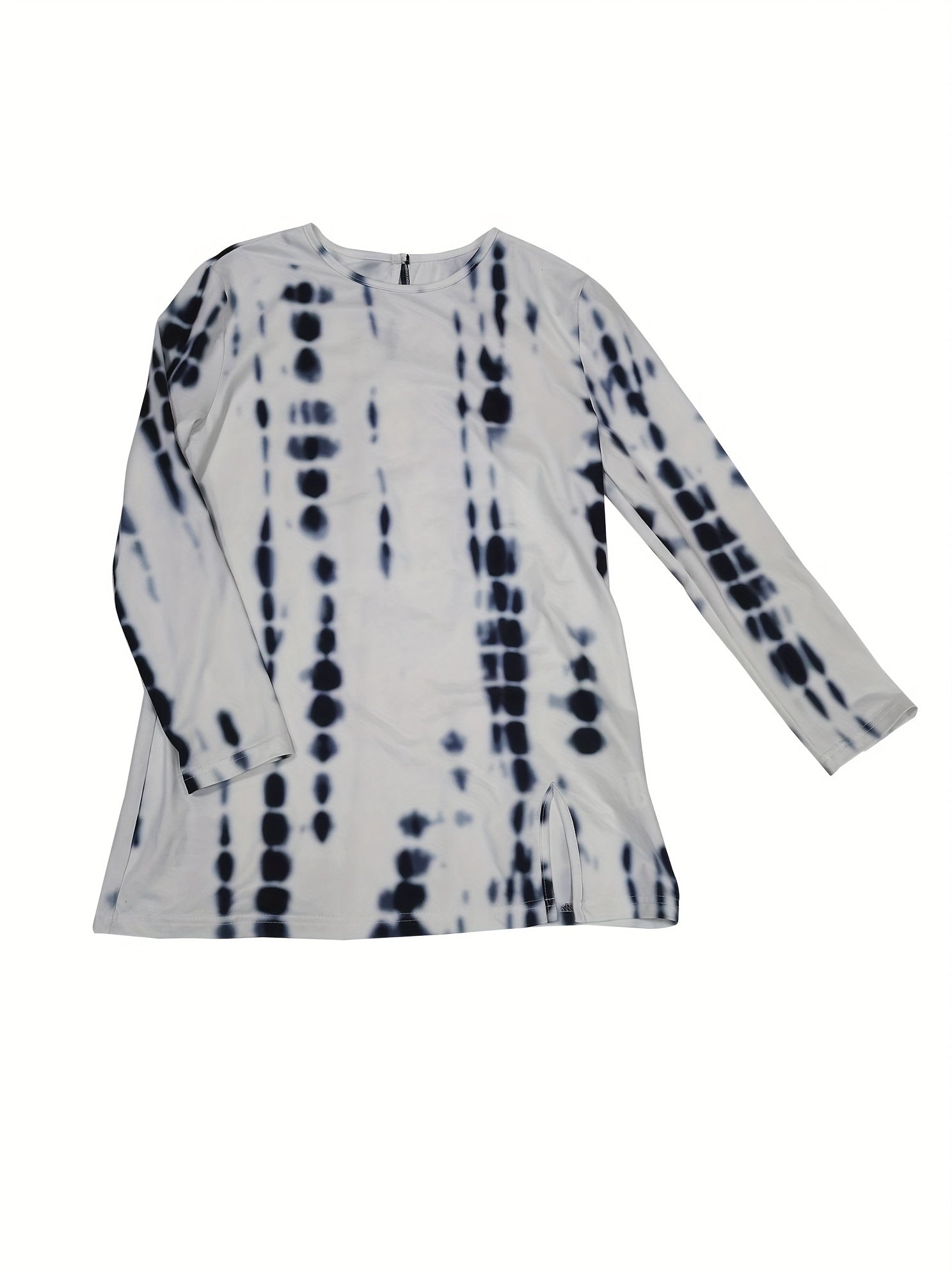 Plus Tie Dye Long Sleeve Top & Leggings 2 Piece Set