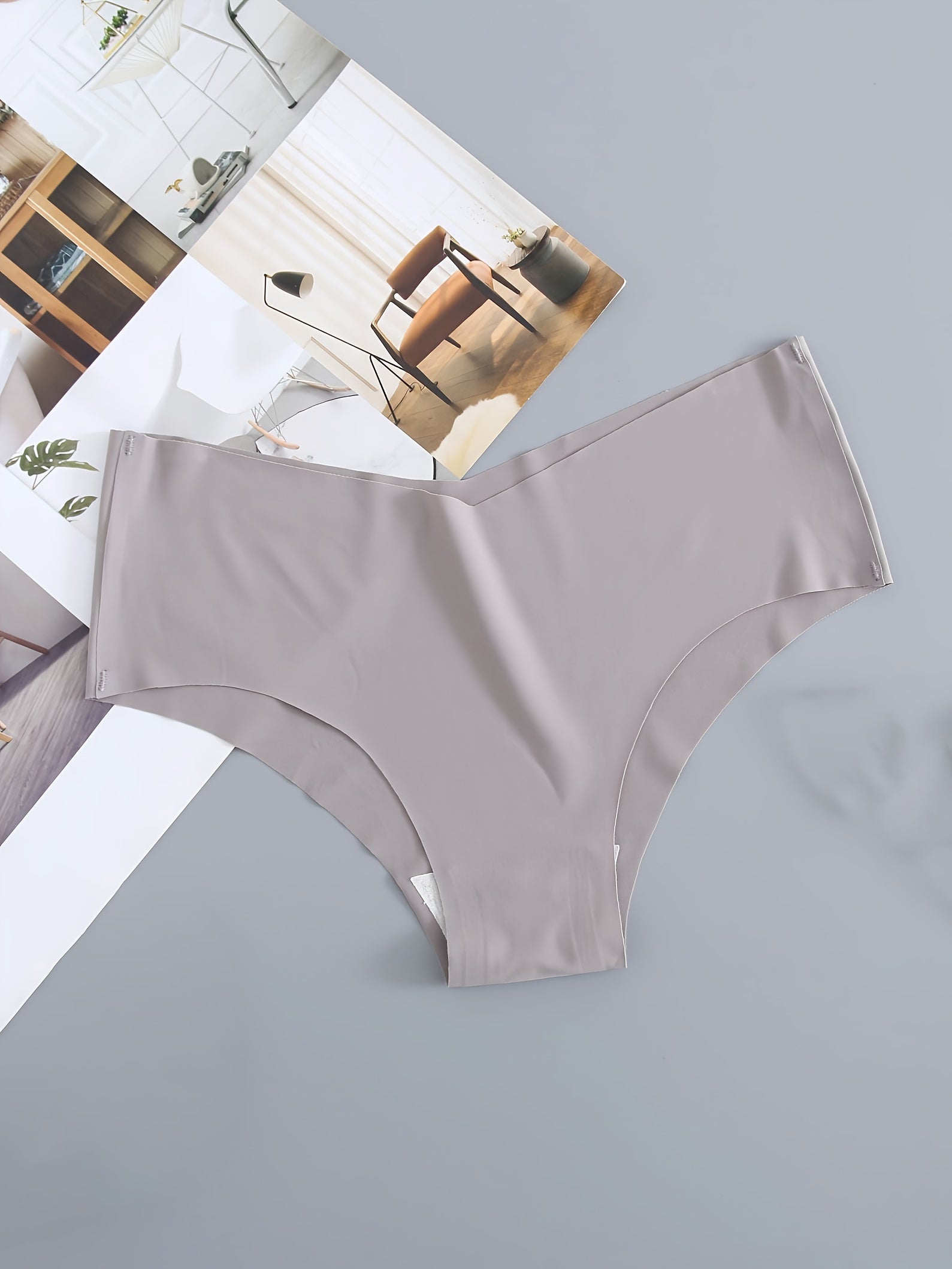 4 Pack Seamless Panties Sporty & Comfy Solid Brief Panties