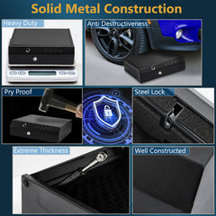 Biometric Gun Safe 3-Way Access Fingerprint Smart Safe