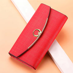 Women's Trifold Wallet RFID Blocking Clutch Handbag