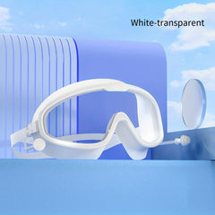 Waterproof Anti-fog HD Swimming Goggles for Men and Women - Large Frame