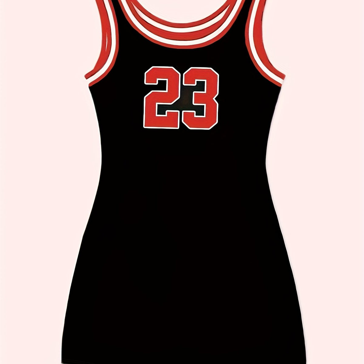 Sleeveless Contrast Trim Jumpsuit Casual Tank Romper