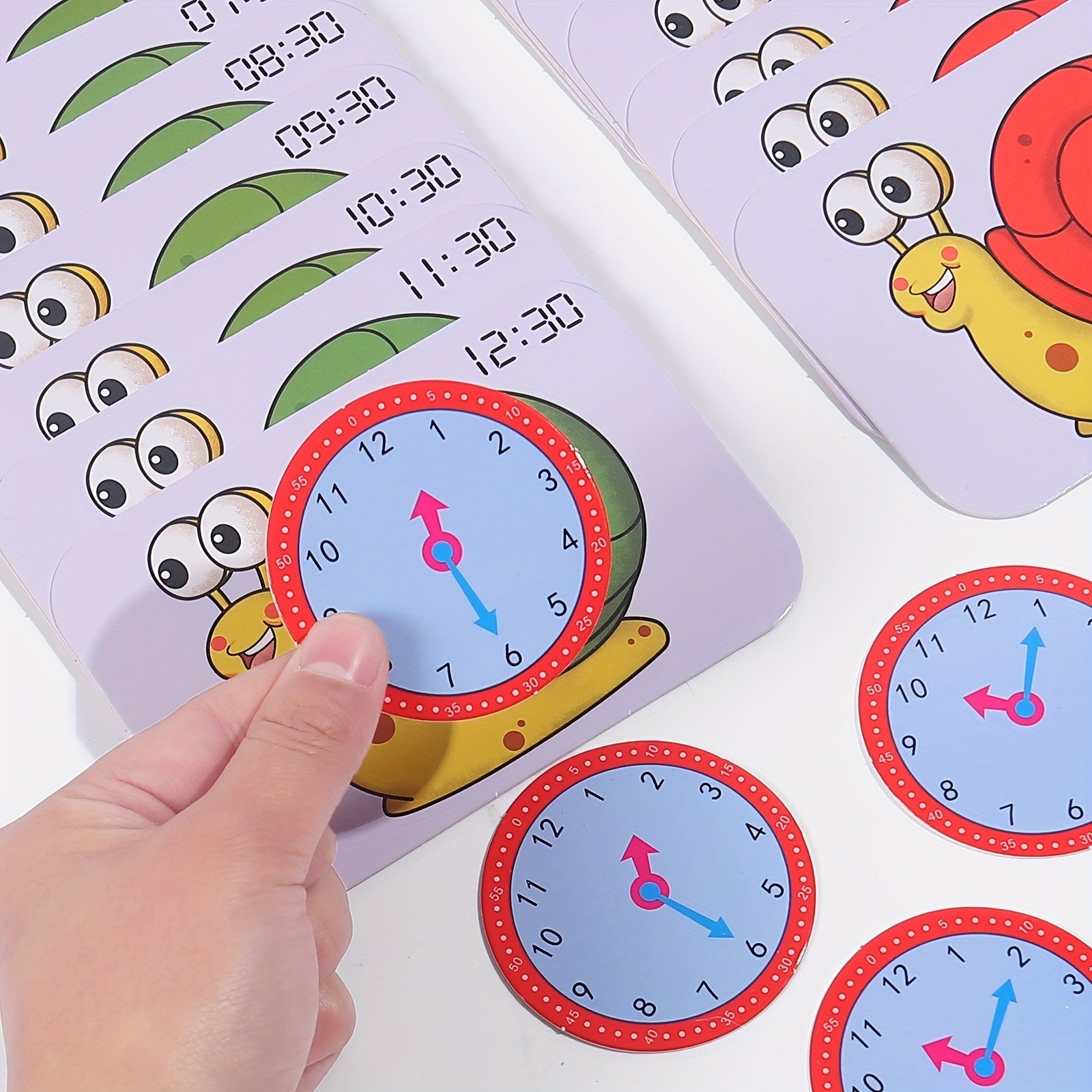 Interactive Learning Clock Toy for Kids Educational Time Teaching Tool