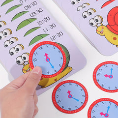 Interactive Learning Clock Toy for Kids Educational Time Teaching Tool