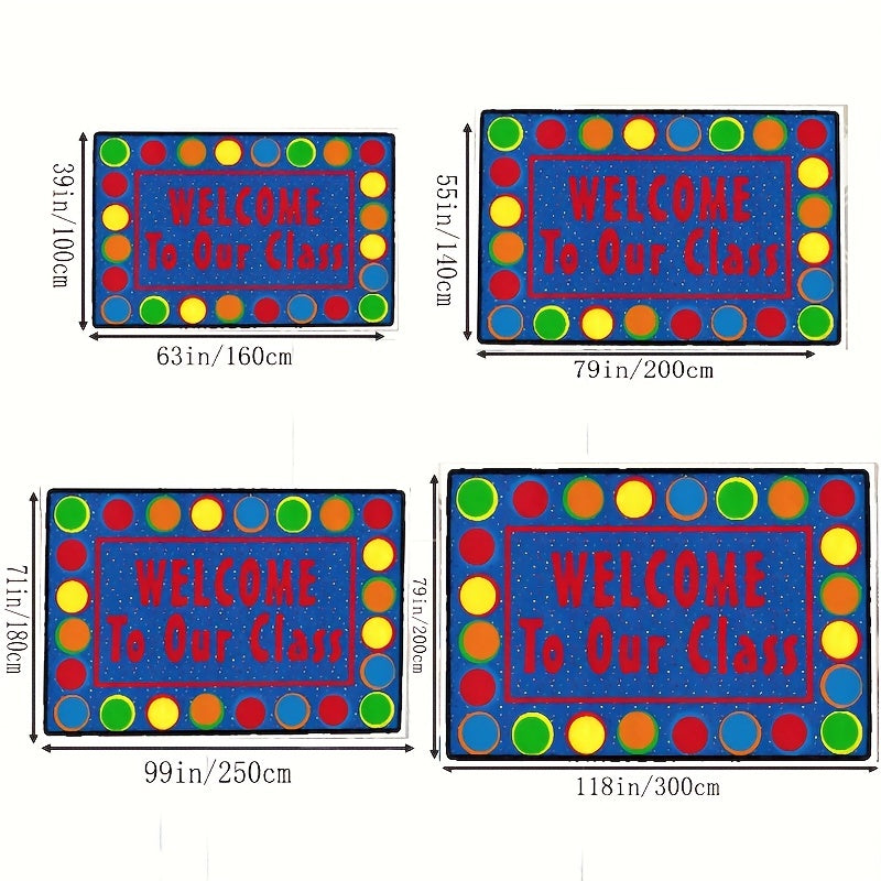 Large Carpet Area Rug for Classroom or Living Room