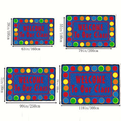 Large Carpet Area Rug for Classroom or Living Room