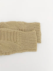  Casual Cardigan Solid Cable Open Front Long Sleeve Stretch Knit
