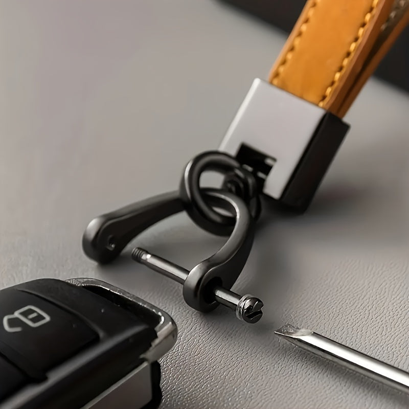 Car Keychain Automotive Key Chain with Anti Lost D Ring Key Chain