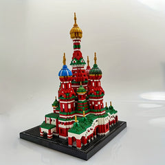 ABS Model of St Basil'S Cathedral Adult High Difficulty Building Block Toy
