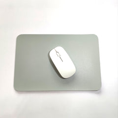 Small Faux Leather Mouse Pad - Waterproof Desk Pad