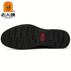 Men's Leather Smart Casual Walking Shoes for Daily & Formal Wear