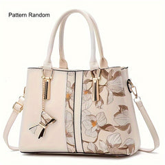 Floral Pattern Crossbody Handbag Large Capacity