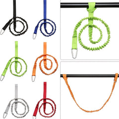 Elastic Kayak Canoe Paddle Leash with Carabiner