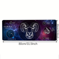 Gemini E Sport Large Mouse Pad XL Mouse Pads Non Slip Rubber Base 12 Zodiac Sign