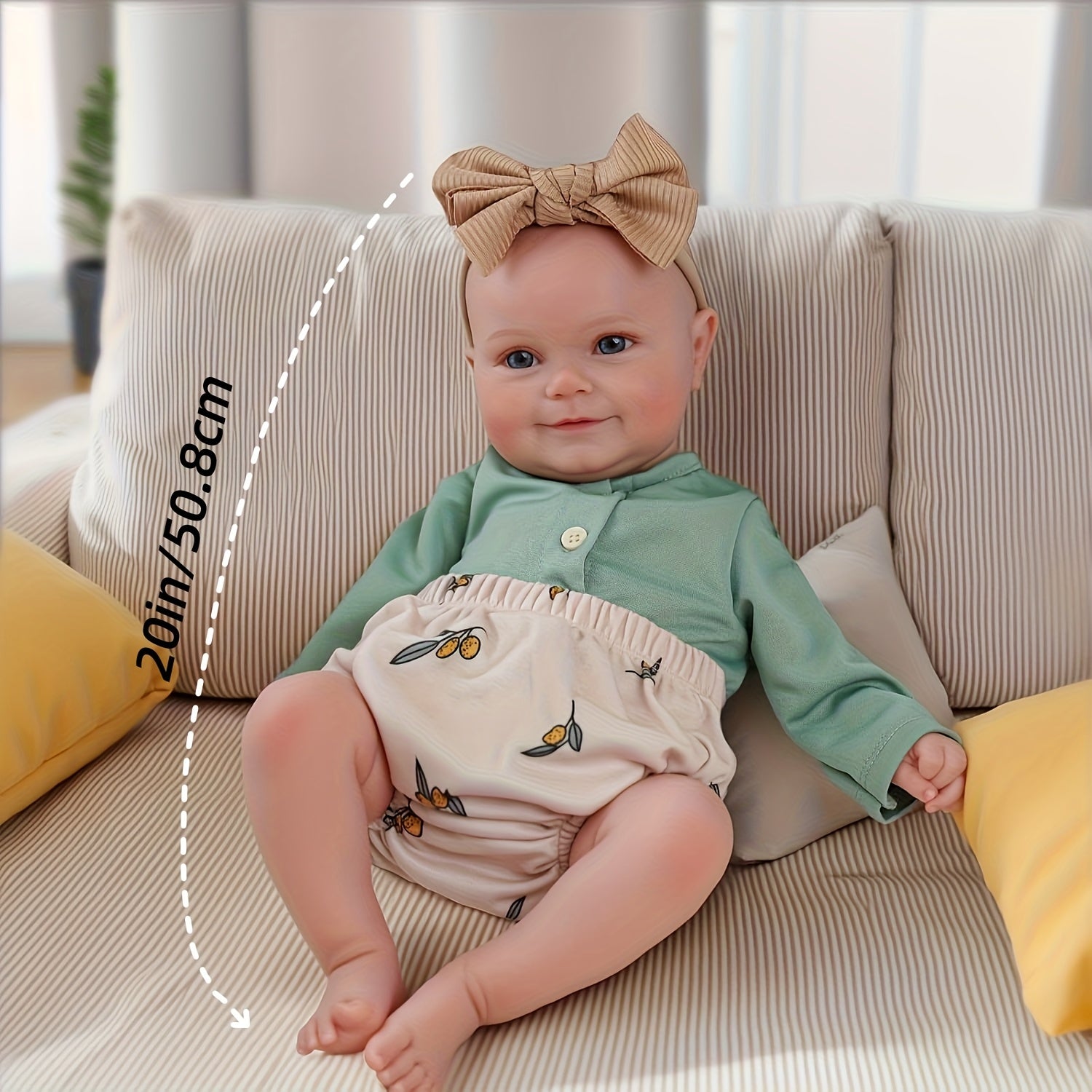 20 Inch Reborn Baby Doll with Anime Theme Outfit & Accessories