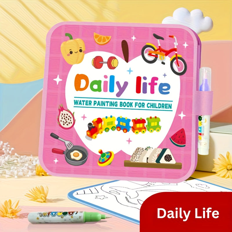 Magic Water Drawing Book for Kids Creative Doodle Paint Toy