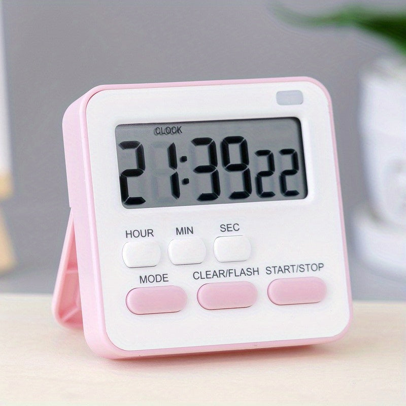 Kitchen Timer Countdown Reminder Small Clock English Version Alarm Clock