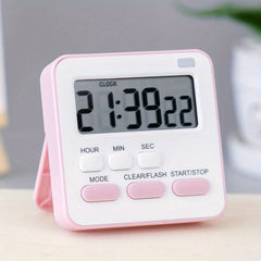 Kitchen Timer Countdown Reminder Small Clock English Version Alarm Clock
