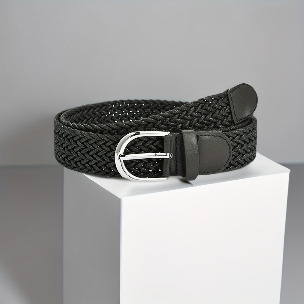 Men's Casual Braided Belt for Dating