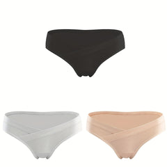 Breathable Low Waist Maternity Panties U-shaped Belly Support