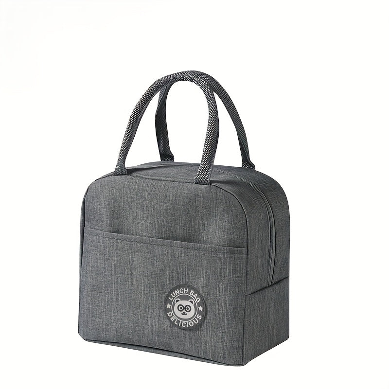 Reusable Aluminum Foil Cooler Tote Bag for Office Work School Picnic Beach