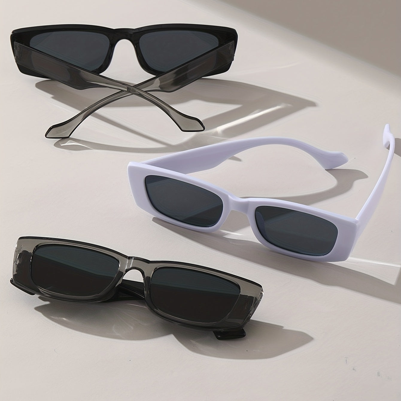 Square Frame Sunglasses Wrap Around Glasses UV400