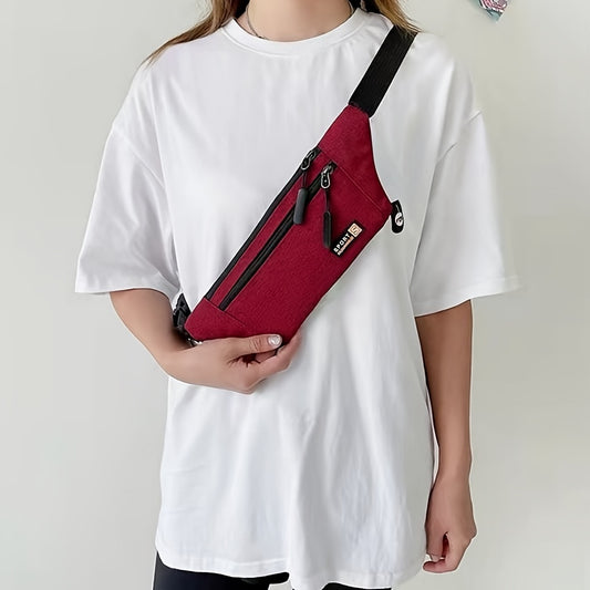 Outdoor Waist Bag Large Capacity Anti-splash Cash Mobile Phone Bag