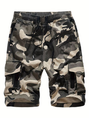 Men's Camo Cargo Shorts for Spring and Summer