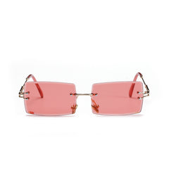 Rimless Square Sun Shades for Women - UV400
