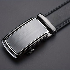 Men's Leather Belt Automatic Buckle Business Pants Belt