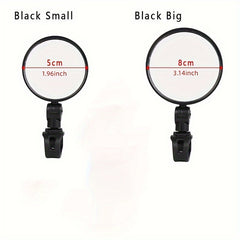 Bicycle Mirror Handlebar Rearview Mirror 360 Degree Rotate Cycling Accessories