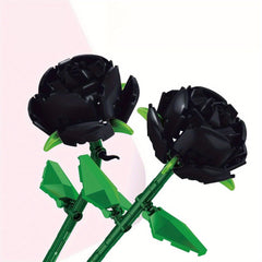 Building Blocks Rose Flower Potted DIY Toy For Children Gift