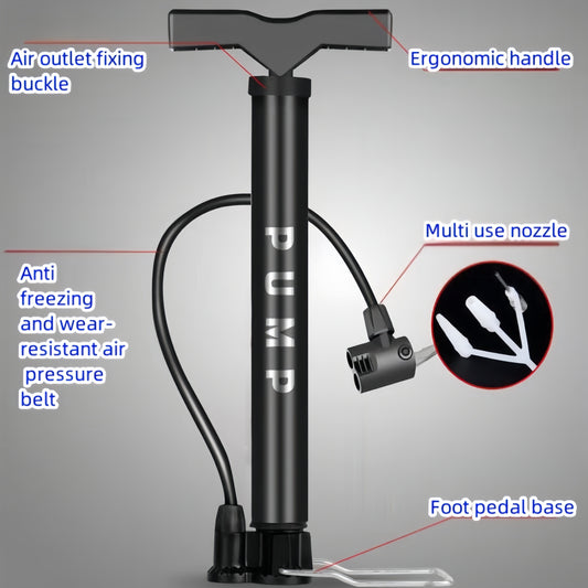 Portable High Pressure Bag Pump Bicycle High Pressure Meter Pump