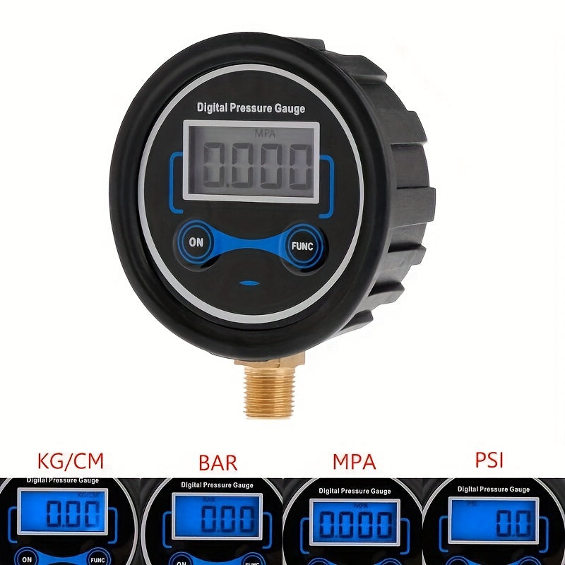 Digital Tire Pressure Gauge Car Bike Motorcycle Tyre Tester Air PSI Meter 1 8NPT