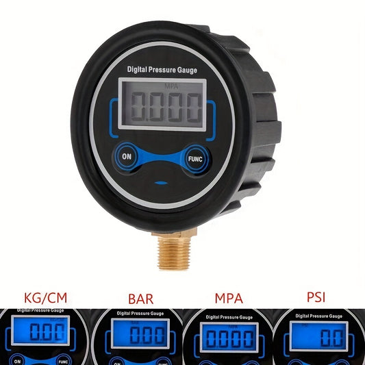 Digital Tire Pressure Gauge Car Bike Motorcycle Tyre Tester Air PSI Meter 1 8NPT