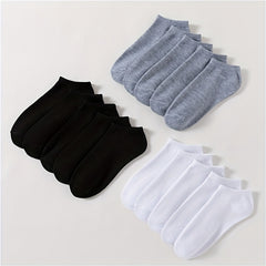 15 Pairs Soft & Lightweight Low Cut Ankle Socks Women's Stockings
