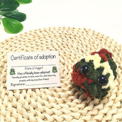 Handcrafted Plush Flower Ball - Ideal Home Decor & Gift - Ivory/Red/Green