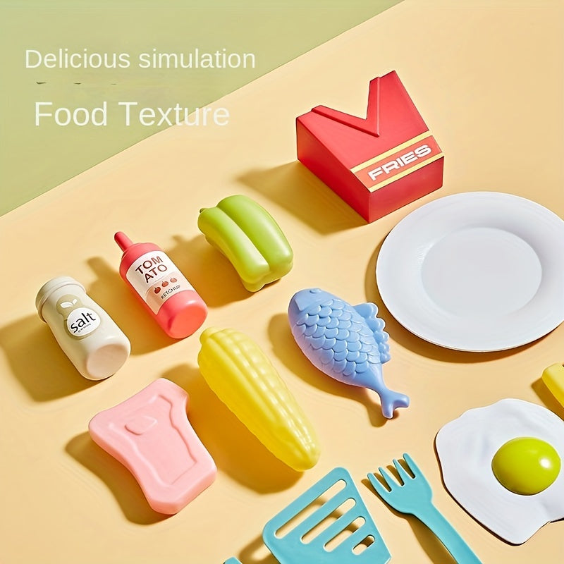 Kids Induction Cooker Food Changing Kitchen Play Set