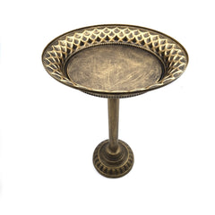 Bird Bath with Metal Stake Stand for Garden