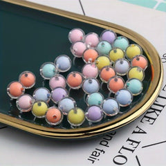 10pcs 12mm Acrylic Inner Round Beads DIY Jewelry Accessories