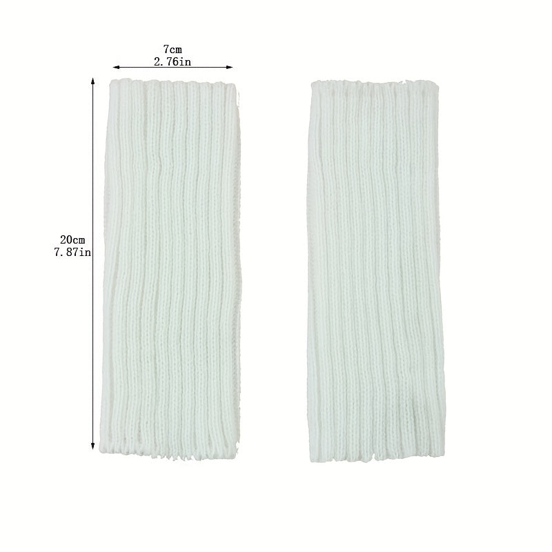 Cold Proof Arm Sleeves Fingerless Gloves For Women