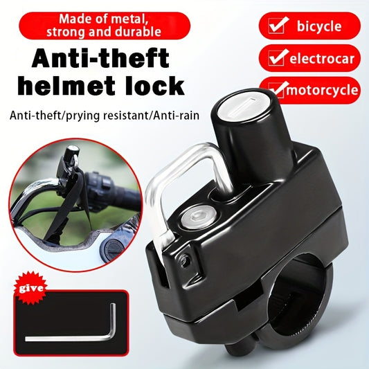 Functional Anti Theft Lock for Motorcycle Helmet