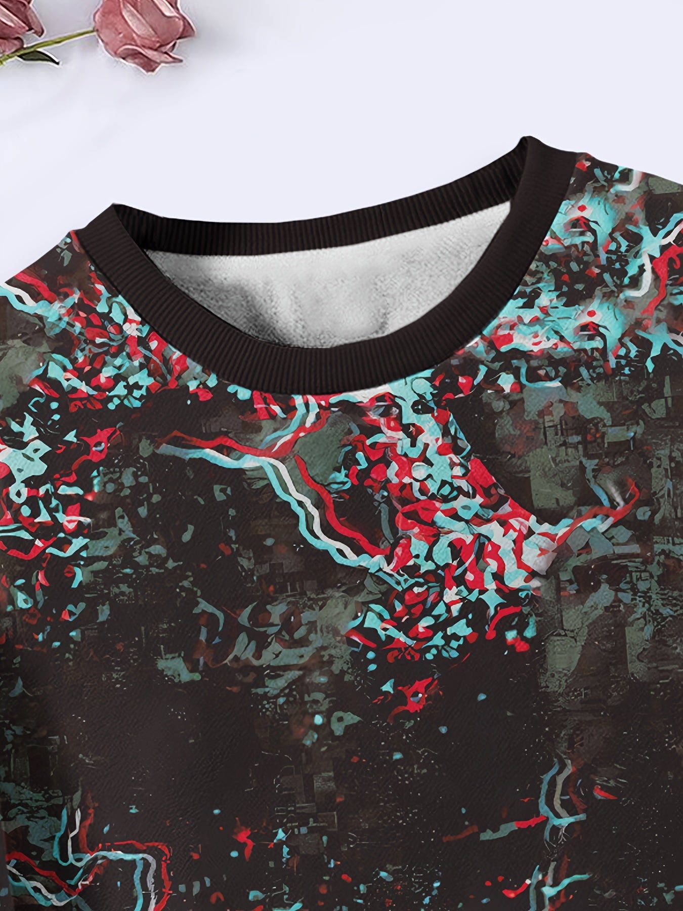 Kids Long Sleeve Crew Neck Sweatshirt For Spring Fall
