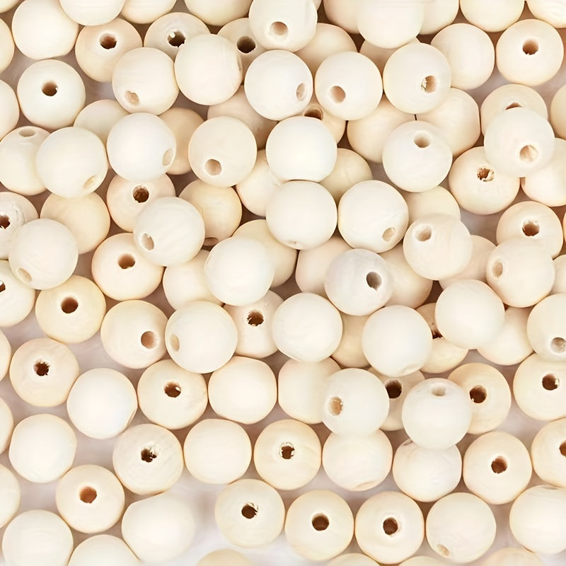 20PCS 15mm Round Wooden Beads DIY Crafts