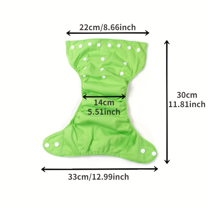 1pc Baby Reusable Pocket Nappy Cloth Diaper Random Style