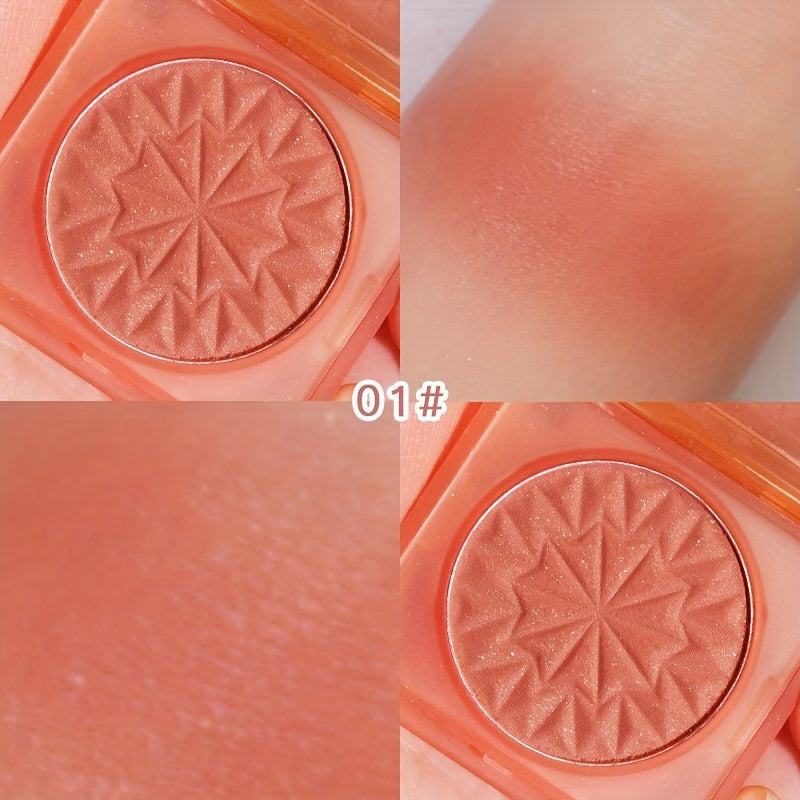 Blush Powder Highlighter Shimmer Pearly Blush Cheek Tint 6 Colors