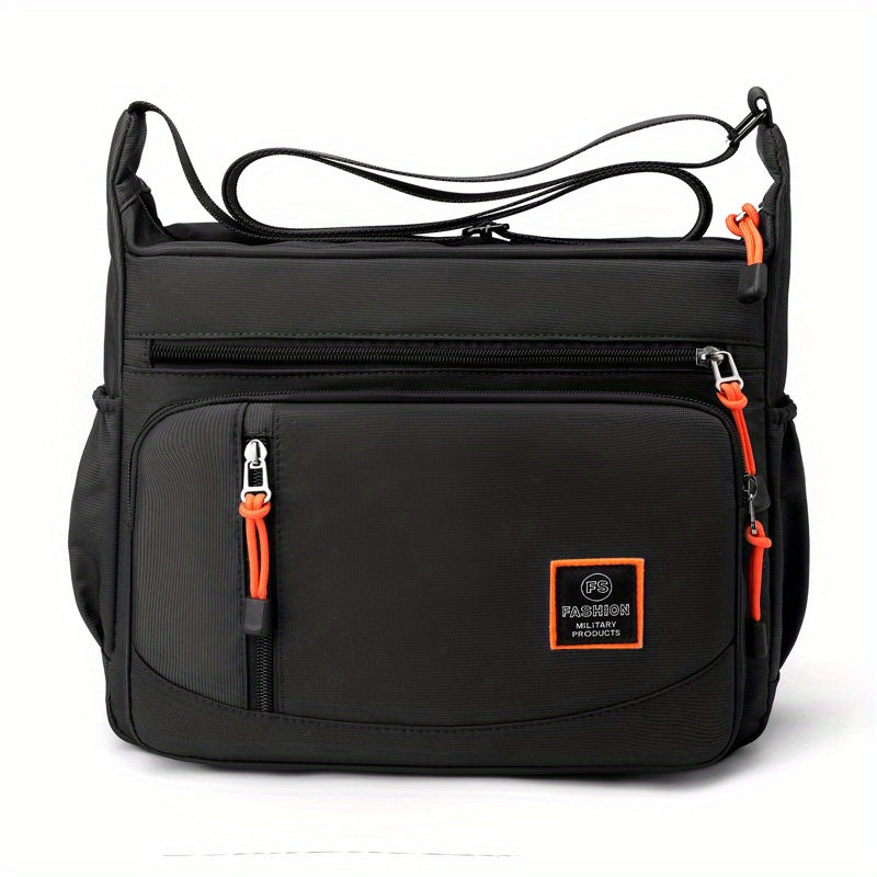 Casual Men's Large Shoulder Bag for Cycling & Hiking